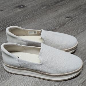 Elegant Light Gray Women's Slip-On Loafers